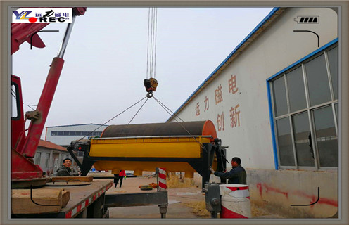 永磁筒式磁選機，雲南永磁筒式磁選機廠家_LUTUBE在线播放雲南永磁筒式磁選機廠家的結構磁場分布圖